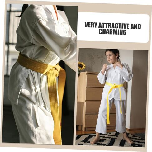 2pcs Professional Martial Art Belts Taekwondo Belt Karate Gifts Comfortable in Saudi Arabia