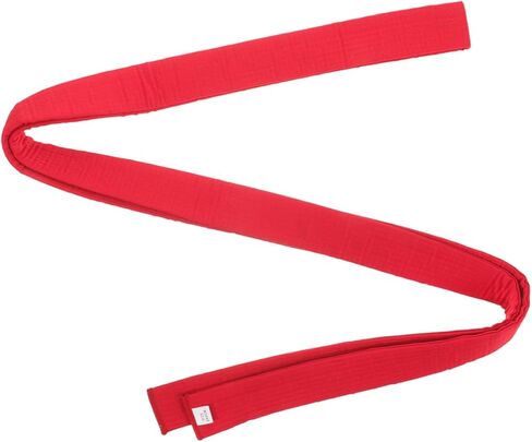 حزام Totority Taekwondo karate متين ومريح حزام الفنون القتالية مريحة مناسبة لحماية الخصر على البالغين للتدريب والمنافسة أطوال مختلفة حمراء in Saudi Arabia
