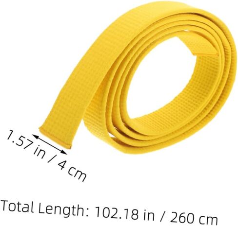 Karate Belt Cotton Taekwondo Waist Belt for Men Women Durable Comfortable Stylish for Training Competitions in Saudi Arabia