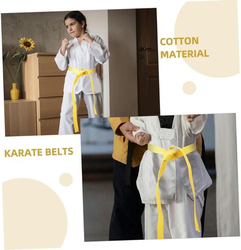Karate Belt Cotton Taekwondo Waist Belt for Men Women Durable Comfortable Stylish for Training Competitions in Saudi Arabia