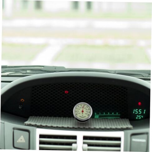 Self Adhesive Car Thermometer with Mechanical Luminous Display Compact Vehicle Temperature Sensor for Instant Monitoring Easy Installation for Cars Trucks and Automotive Use in Saudi Arabia