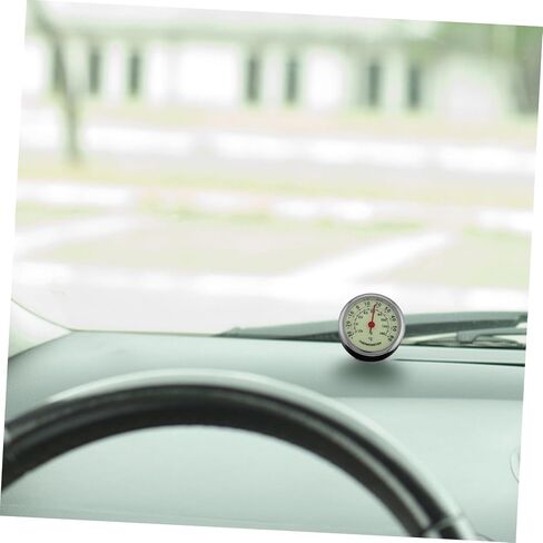 Self Adhesive Car Thermometer with Mechanical Luminous Display Compact Vehicle Temperature Sensor for Instant Monitoring Easy Installation for Cars Trucks and Automotive Use in Saudi Arabia