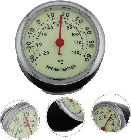 Self Adhesive Car Thermometer with Mechanical Luminous Display Compact Vehicle Temperature Sensor for Instant Monitoring Easy Installation for Cars Trucks and Automotive Use in Saudi Arabia
