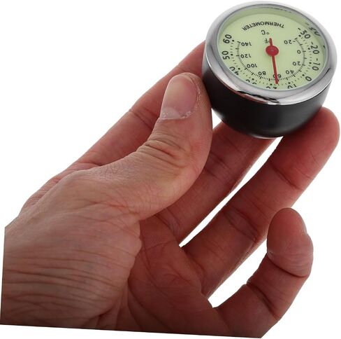 Self Adhesive Car Thermometer with Mechanical Luminous Display Compact Vehicle Temperature Sensor for Instant Monitoring Easy Installation for Cars Trucks and Automotive Use in Saudi Arabia