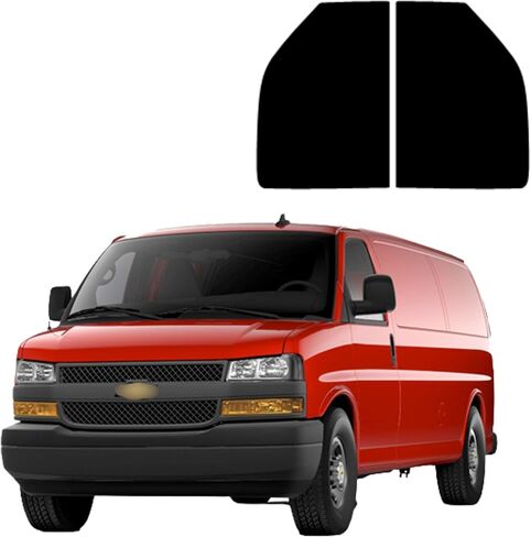 2 PC Set Nano Carbon Professional Window Tint Fits Chevy Express Van 1996-2025 Computer Cut Brabes. (35 ٪ جميع) in Kuwait