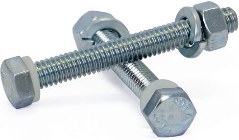 SmartSign - K-KIT2 Post Attachment Kit - 2 Bolts for Heavy Duty Posts and 2 Bolts for Economy Posts | 2.5" x 0.3125" Bolt Kit - Updated in Saudi Arabia