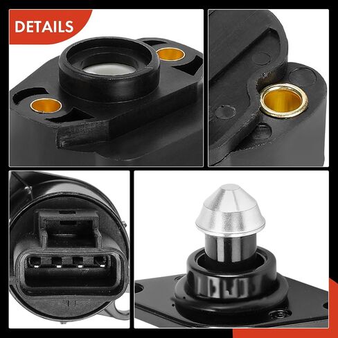 A-premium idle control Valve IAC + Throttle position sensor tps متوافق مع Jeep Grand Cherokee 1999-2004 & Dodge Durango 2000-2002 ، Dakota 2000-2002 ، RAM 1500 2002 4.7L in Saudi Arabia