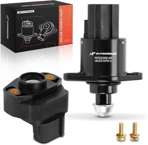 A-premium idle control Valve IAC + Throttle position sensor tps متوافق مع Jeep Grand Cherokee 1999-2004 & Dodge Durango 2000-2002 ، Dakota 2000-2002 ، RAM 1500 2002 4.7L in Saudi Arabia