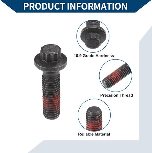 No.3903834 براغي تثبيت بداية ل Dodge لـ RAM 2500 3500 2003-2006/ Inner/ Dating Metal Plastic/ 3 PCS Black in Saudi Arabia