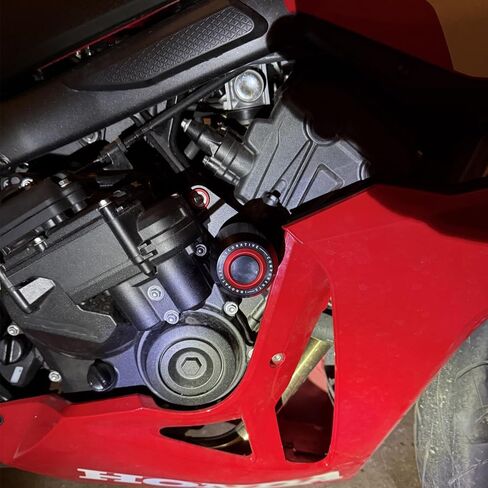 مزلقة إطار الدراجات النارية Modeer متوافقة مع H & Onda CB650R / E-Clats 2024 2025 | CBR650R / E-Clats 2024 2025 حامي السقوط منصات تحطم CB 650 R CBR 650 R (التيتانيوم) in Kuwait