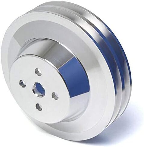 V-Belt Water Pump Pulley for Ford FE 390 427 428 Engines; 2 Groove in Saudi Arabia