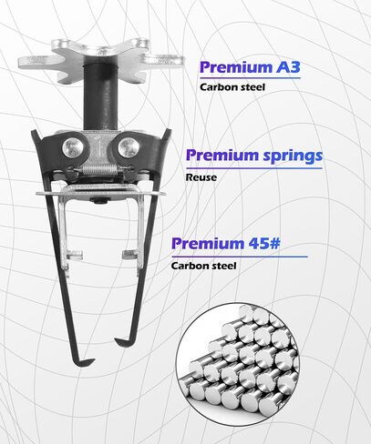 Spring Compressor Tool,Car Accessories Valve Spring Compressor,Automotive Tools,Valve Spring Tool Removes Value Springs Without Remove Cylinder Head,Universal Fit for Most Car,Van,Truck in Saudi Arabia