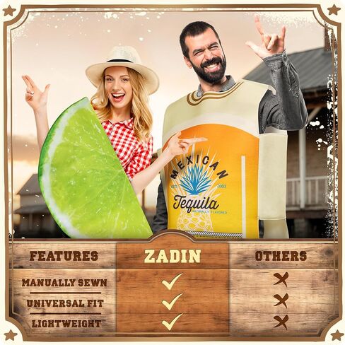 Zadin Tequila and Lime Couples Halloween Costume for Adults Funny, Best Couples Costumes 2025, Disfraces Para Parejas in Saudi Arabia
