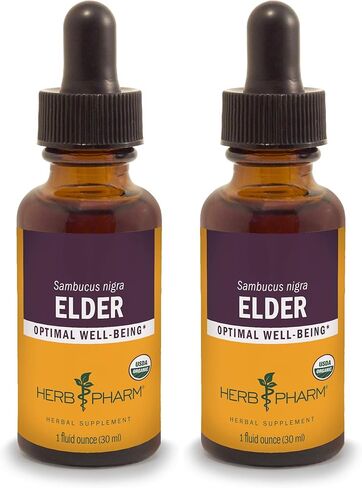Herb Pharm Certified Organic Elder Liquid Extract - 1 Ounce in Kuwait