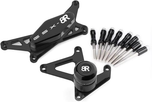GSX-8R الإطار المنزلقات تناسب GSX 8R 2024 2025 2026 + | GSX8R انخفاض الحماية من انزلاقات تحطم حماية 2025 GSX 8R المتساقط حامي 2025 GSX8R الملحقات BK in Saudi Arabia