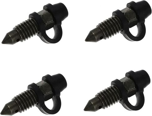 4 Sets Motorcycle Brake Bleeder Screw with Dust Caps for Caliper and Pump Maintenance in Saudi Arabia