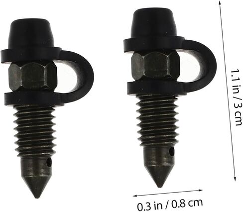 4 Sets Motorcycle Brake Bleeder Screw with Dust Caps for Caliper and Pump Maintenance in Saudi Arabia