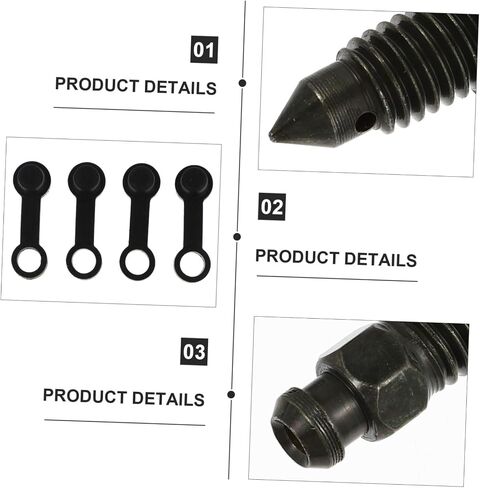 4 Sets Motorcycle Brake Bleeder Screw with Dust Caps for Caliper and Pump Maintenance in Saudi Arabia