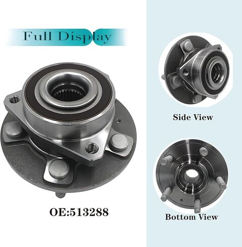 513288 محور العجلات الأمامية/الخلفية وتجميع الحامل لـ Buick Allure/Lacrosse/Regal ، ل Chevy Impala/Exhinox/Malibu ، GMC Terrain ، Saab 9-5 ، 5 Lug w/ABS in Saudi Arabia