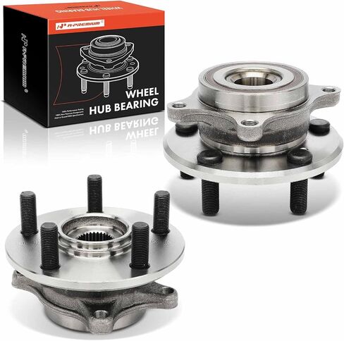 A-Premium 2 X Work Wheel Bearing and Hub Assembly مع 5-Lug متوافق مع Acura RL 2005-2012 ، AWD فقط in Kuwait