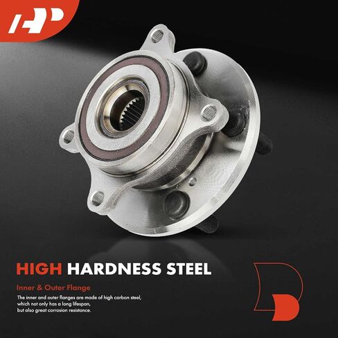 A-Premium 2 X Work Wheel Bearing and Hub Assembly مع 5-Lug متوافق مع Acura RL 2005-2012 ، AWD فقط in Kuwait
