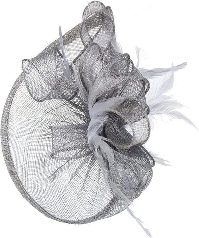 Orcle Sinamay Fascinator Pillbox Hat Headband Hair Clip for Cocktail Tea Party in Kuwait
