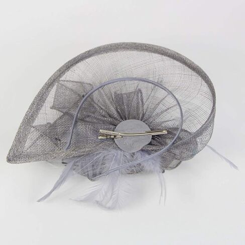 Orcle Sinamay Fascinator Pillbox Hat Headband Hair Clip for Cocktail Tea Party in Kuwait