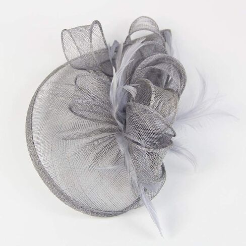 Orcle Sinamay Fascinator Pillbox Hat Headband Hair Clip for Cocktail Tea Party in Kuwait