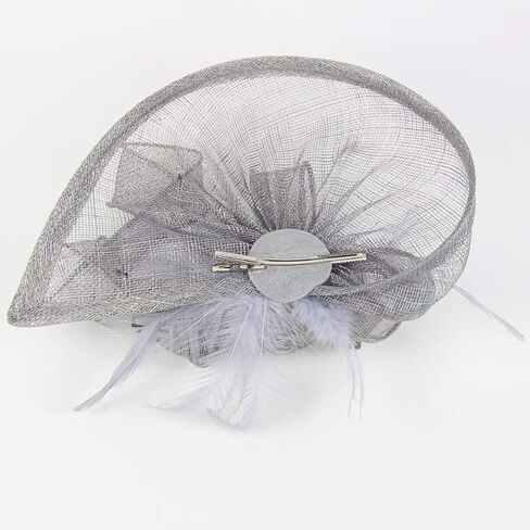 Orcle Sinamay Fascinator Pillbox Hat Headband Hair Clip for Cocktail Tea Party in Kuwait