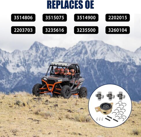 حامل عمود المروحة الخلفية الأمامية حاملة وحامل U-coint مع Polaris Ranger RZR 570 900 1000 استبدال 3514806 3515075 3514900 in Kuwait