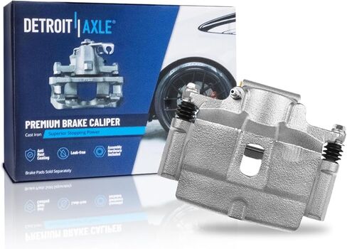 Detroit Axle - Front Right Brake Caliper for 2015-2016 Chrysler 200, 2013-2016 Dodge Dart Passenger Side Disc Brake Caliper with Bracket Replacement in Saudi Arabia
