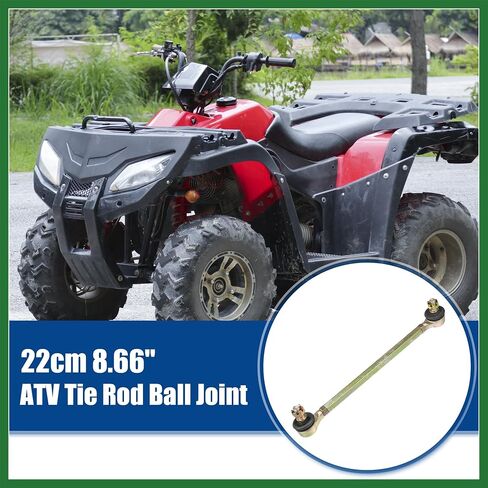 Motoforti 22cm 8.66 "توجيهات التوجيه ROD BALL TIN COIND ROD TELL FING لـ 50CC 70CC 90CC 110CC 125CC 150CC 200CC 250CC ATV Four Quad - Pack of 1 -Lasting in Saudi Arabia