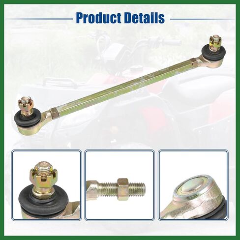Motoforti 22cm 8.66 "توجيهات التوجيه ROD BALL TIN COIND ROD TELL FING لـ 50CC 70CC 90CC 110CC 125CC 150CC 200CC 250CC ATV Four Quad - Pack of 1 -Lasting in Saudi Arabia