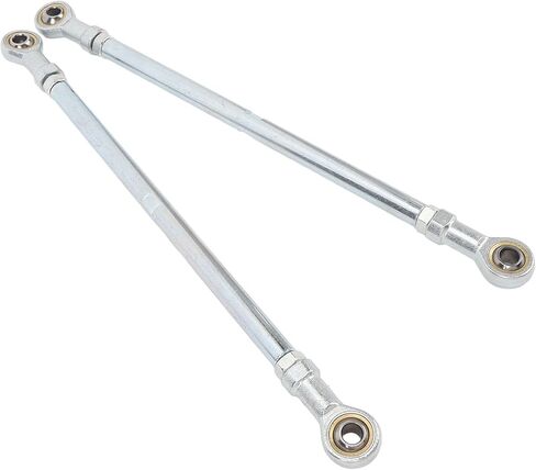 1 Pair 295mm 8mm Steering Tie Rod Kit Steel Alloy High Strength Long Lasting for Go Kart ATV Racing Cart in Saudi Arabia