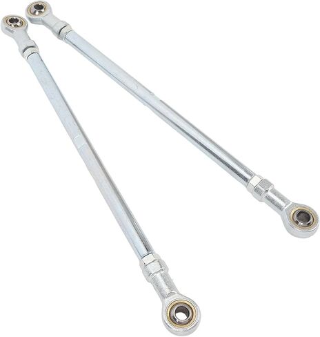 1 Pair 295mm 8mm Steering Tie Rod Kit Steel Alloy High Strength Long Lasting for Go Kart ATV Racing Cart in Saudi Arabia