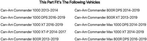 Tusk Steering Rack Tie Rod Kit Left Compatible with Can-Am Commander 1000 2013-2019/Commander 800R 2013-2019 in Saudi Arabia
