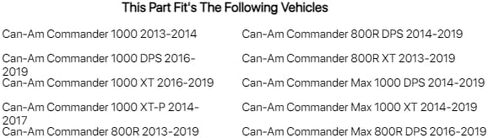 Tusk Steering Rack Tie Rod Kit Left Compatible with Can-Am Commander 1000 2013-2019/Commander 800R 2013-2019 in Saudi Arabia