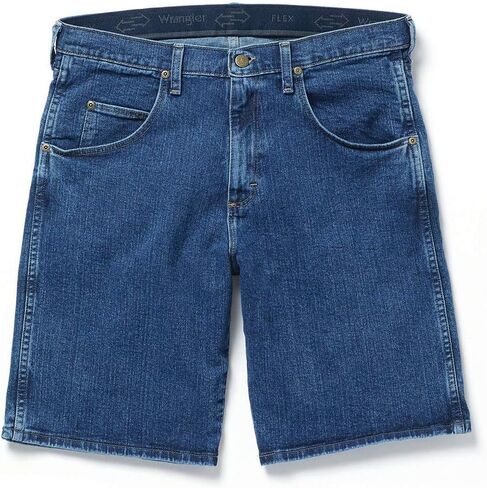 Wrangler Rugged Wear Series Men's Performance Series Relafted Fit Fit Short 30 Medium Medium Wash in Saudi Arabia