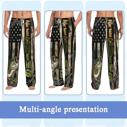 سراويل مضحكة للرجال سروال بيجاما لطيف ناعم فائقة الوزن سراويل سراويل قاع مع رباط الجيب in Kuwait