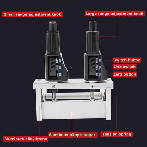 قضيب فيلم رقمي قابل للتعديل 0-3500um | 10um التخرج coater | مكشطة قابلة للإزالة والشفط المغناطيسي | مثالي للطباعة والطلاء والطلاء in Saudi Arabia