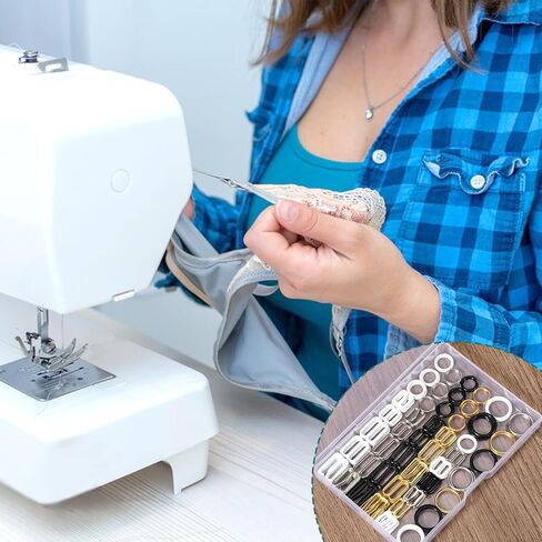 240 Pcs Swimsuit Bra Strap Hooks Bra Strap Slide Rings Replacement Slider Metal Bathing Suit Clips Clasp Bathing Suit Clasp Replacement 3 Styles for Swimsuit Tops and Slip Dress in Kuwait