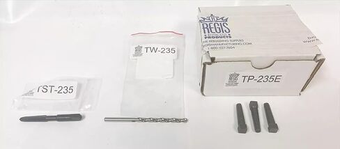 Crack Repair Kit Cast Iron Head + Block W/.235 Threaded Plugs/100 + Tapered Tap + Bit in Saudi Arabia