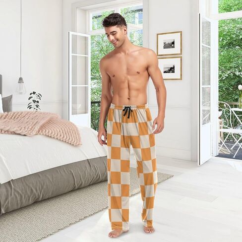 Halloween Skull Pajama Pants for Men Funny, Mens Sleep Lounge Pants Pajama Bottoms Lightweight in Saudi Arabia
