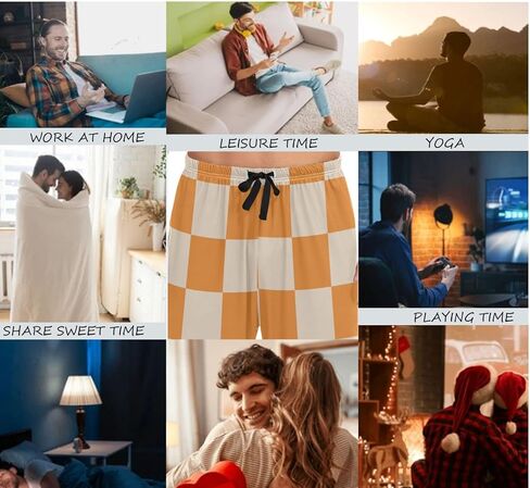 Halloween Skull Pajama Pants for Men Funny, Mens Sleep Lounge Pants Pajama Bottoms Lightweight in Saudi Arabia