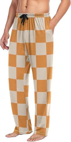 Halloween Skull Pajama Pants for Men Funny, Mens Sleep Lounge Pants Pajama Bottoms Lightweight in Saudi Arabia