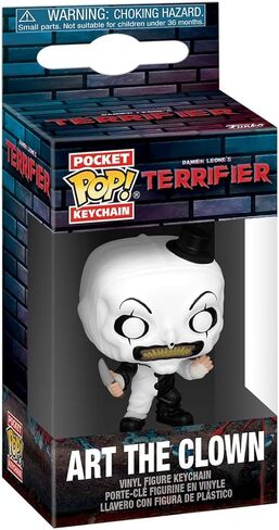 فونكو بوب! Keychain: Horror - Art the Clown - Terrifier Novelty Keyring - Figure Mini Figure - Stocking Filler - Gift Idea - Permcaledise - Horror Fans - Backpack Decor in Saudi Arabia