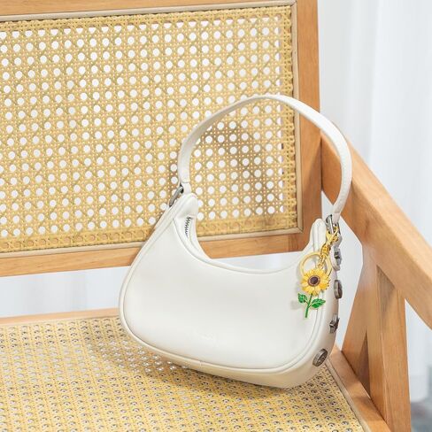 Sunflower Keychains Bag Charms Purse for Women, Car Key Chains Women Cute Gifts for Birthday Mothers Christmas in Saudi Arabia