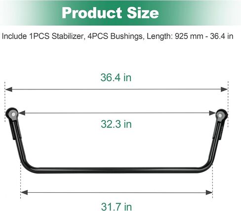 BAN SWAY SWAY SWAY SWAY المتوافق مع Polaris Ranger 500 2x4 4x4 2005-2008 ، Ranger 700 4x4 2007-2008 ، Ranger XP 700 2005-2008 1015814-067 ، 1014885-067 ، 5439731 ، 5433866 in Saudi Arabia