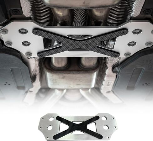دعامة الهيكل الأمامي لـ BMW M3 G80 / M4 G82 (2021-2025) ، شريط تعزيز الإطار الفرعي G8X ، جسم الألومنيوم مع لهجات ألياف الكربون in Kuwait