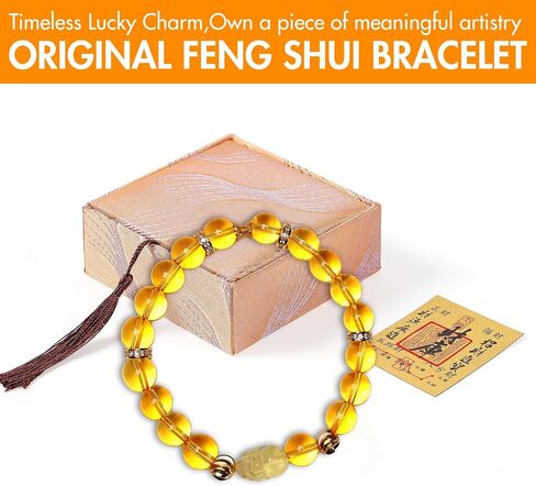 سوار Feng Shui ، سوار Crystal Lucky Charm Constellation من أجل حظ جيد مع Guardian الطبيعية للسيترين و Pixiu - جذب الثروة والحماية والثروة ، سلسلة للرجال والنساء in Kuwait